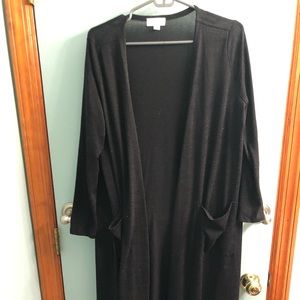 LuLaRoe Black Cardigan